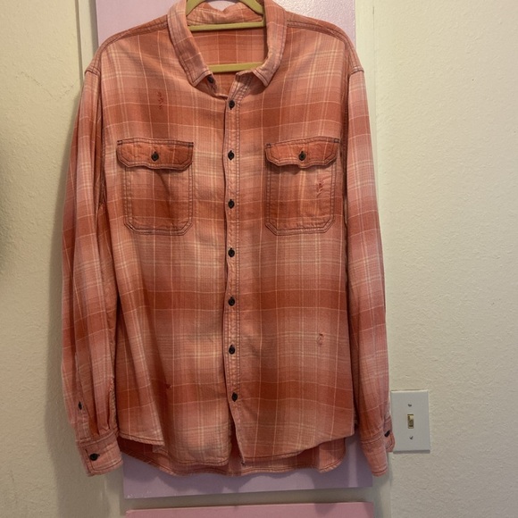 Repurposed and customized Flannel Shirt - Picture 3 of 4